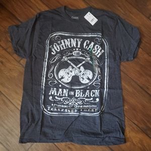 Johnny Cash Man In Black Tee